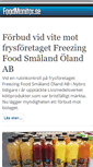 Mobile Screenshot of foodmonitor.se